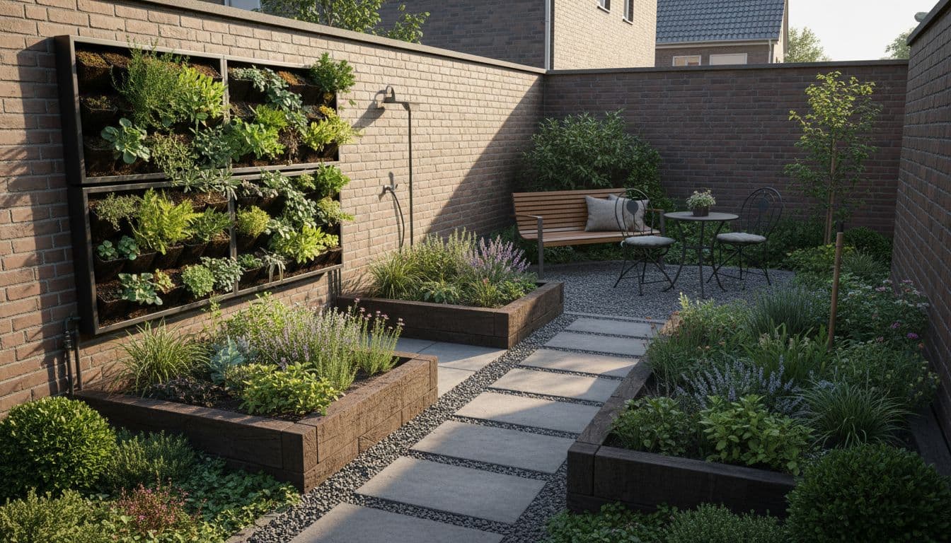 Kleiner Garten mit KI – KI Gartengestaltung für kleine Gärten